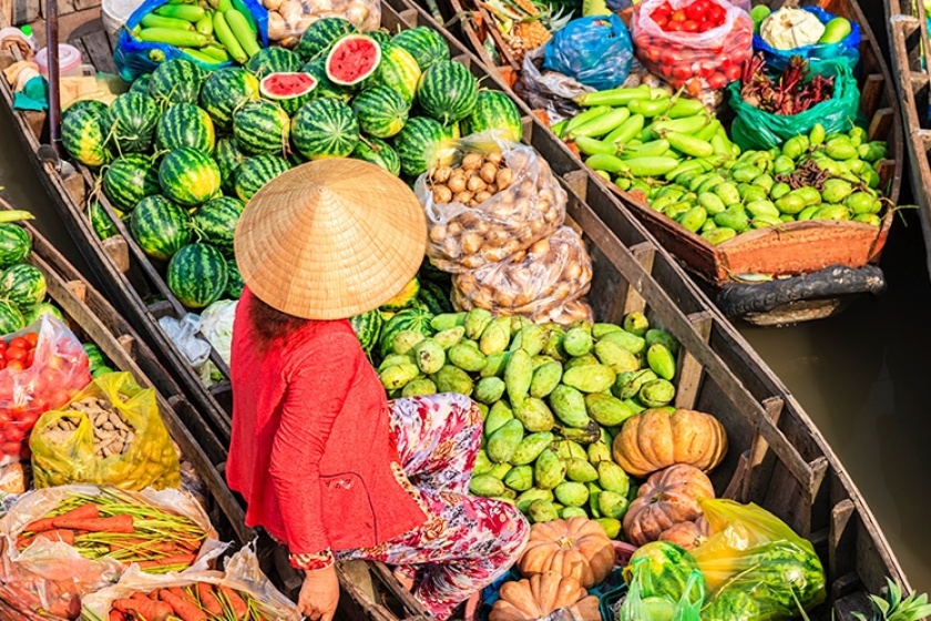 Day 5: Can Tho - Cai Rang Market - Saigon (Breakfast, Lunch)